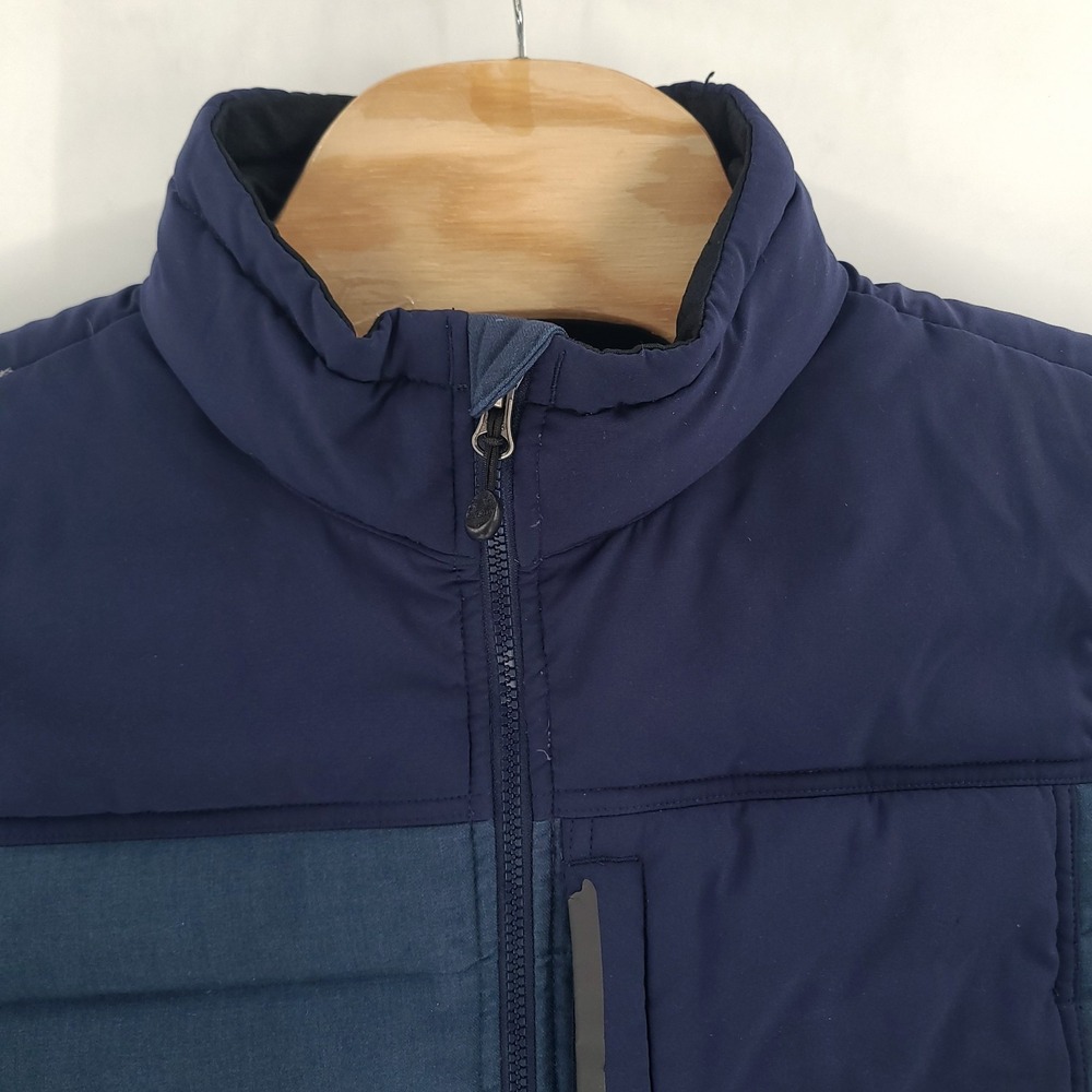 LL Bean Jacket Mens Medium Blue Downtech Full Zip Regular Down Nylon Polyester - Picture 2 of 15